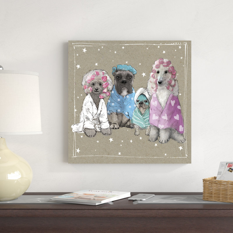 Fancypants Wacky Dogs I, H 20 po x l 20 po x P 1,25 po