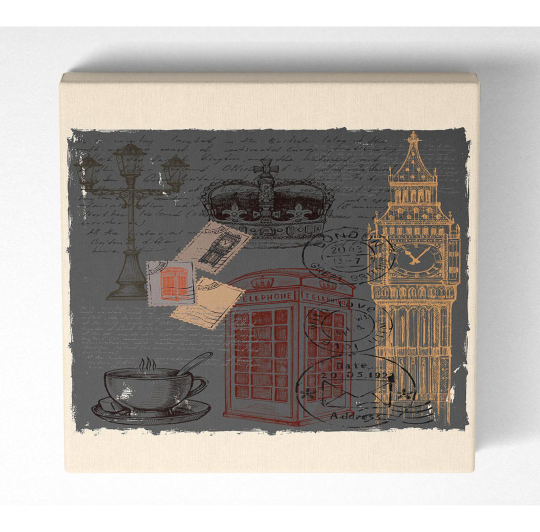 Füge London zu deinem - Wrapped Canvas Art Prints