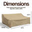 Housse pour canapé de patio Premium-829702170