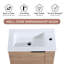 Meuble-lavabo simple 22,02 po avec plateau en céramique Taunja-2002128440