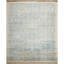 Wool Oushak Area Rug in Aqua/Beige/Gray-1305430427