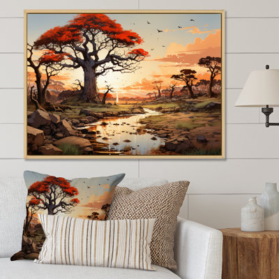 «African Baobab Tales II» sur toile