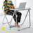 Clear Acrylic Folding TV Tray Table - Foldable Compact Desk For Home Office, Living Room, And Small Spaces, No Assembly Required, Durable And Space-Saving Design