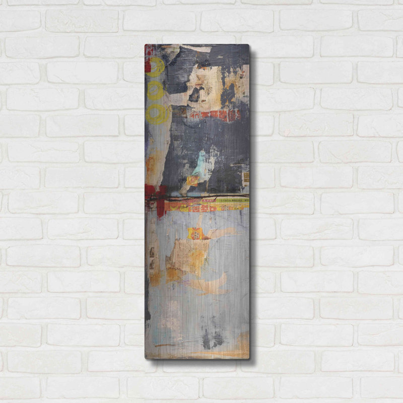 Winston Porter, «Hong Kong Post I» par Erin Ashley, art mural en métal, H 36 po x l 12 po