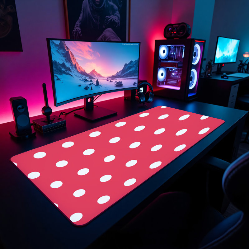 Polyester Desk Pad, 23.6x13.8