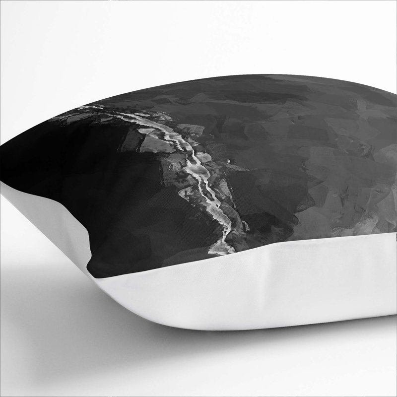 Square Throw Cushion, White, 40cm H x 40cm W x 15cm D