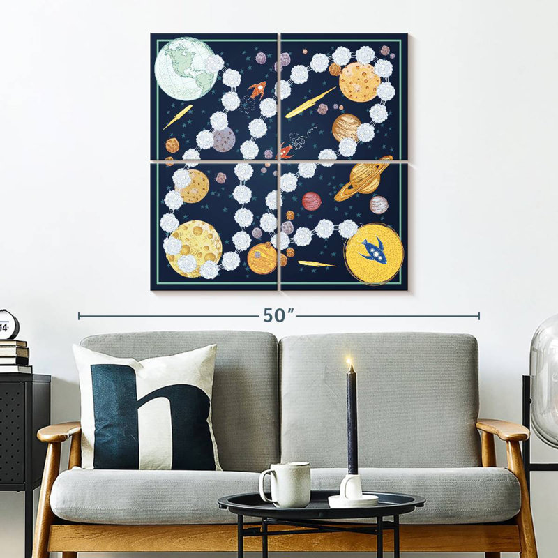 Senne Outer Space Game Board, 32" H x 32" W