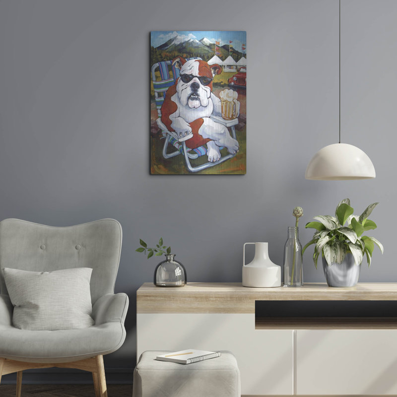 " Bully For Beer Fest " by CR Townsend, 24" H x 16" W