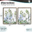 Ensemble de cadres flottants 2 pièces Blue Spring Watercolors, design par Kim Allen-1838308654-1838308653