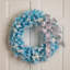 Pre-Lit Flocked Pine Artificial Christmas Wreath - 24" - Clear Lights-83520721