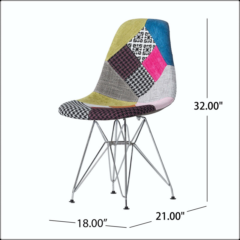 Chaise de salle à manger Bohemian, Silver