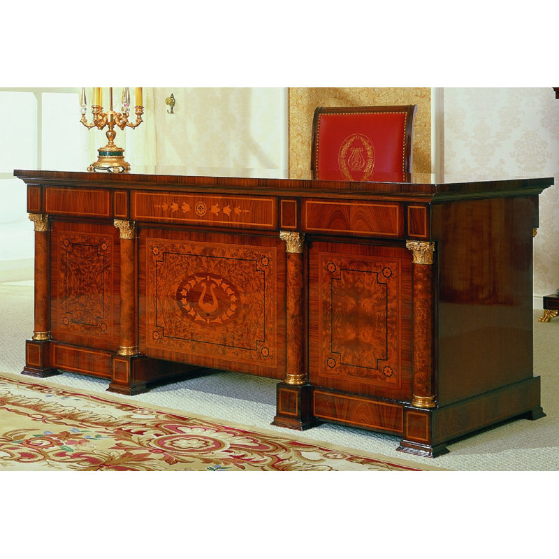Solid Wood Executive Desk