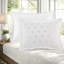Ensemble de literie pour lit simple 3 pièces luxueux, tissu ultraléger moelleux, blanc moderne et or pour le confort de la maison