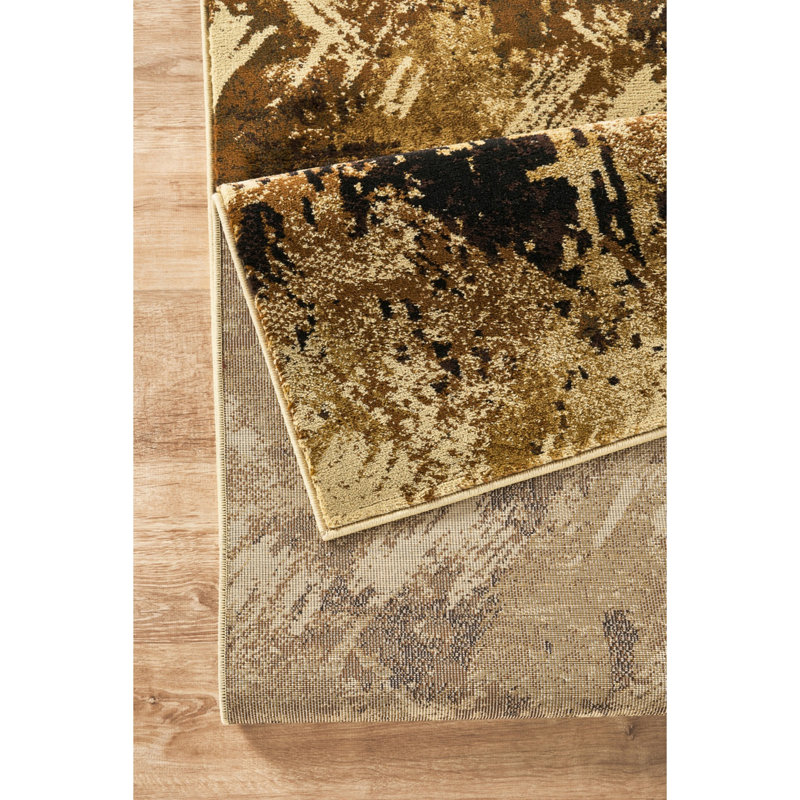 Tapis contemporain d'intérieur, Rectangulaire 7 pi 10 po x 10 pi 3 po