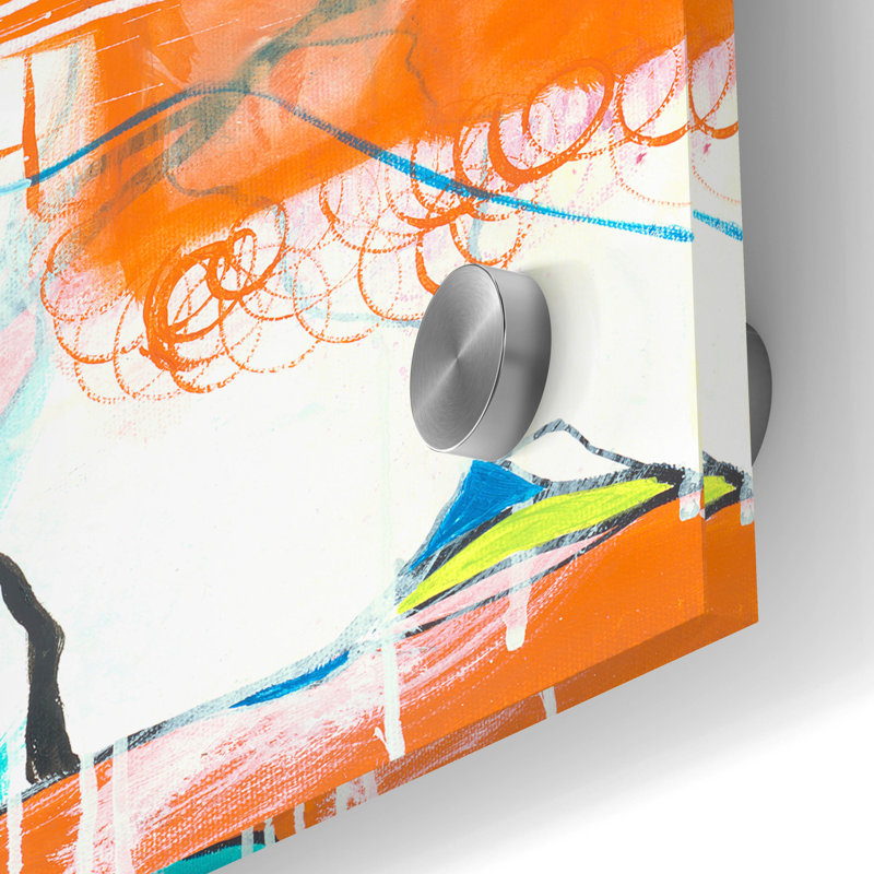 Art mural en verre Wrought Studio «The Dreaming» par Romeo Zivoin, H 24 po x l 24 po x P 0,2 po