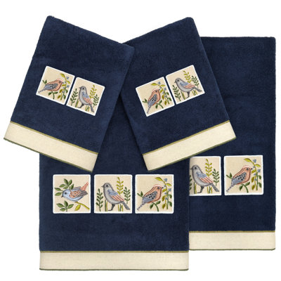 4 Piece Turkish Cotton Towel Set