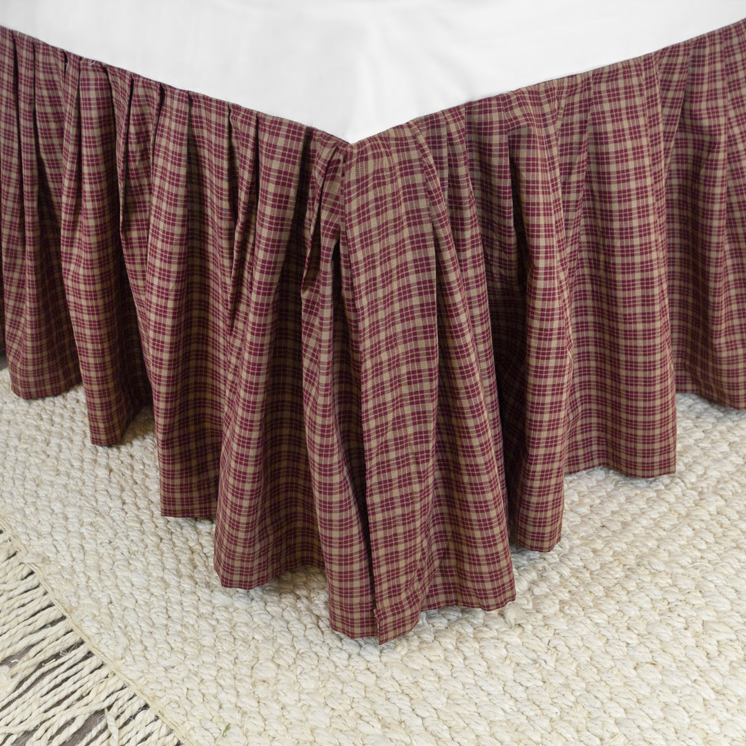 Campfire Plaid 18" Bed Skirt Donna Sharp Size: Queen