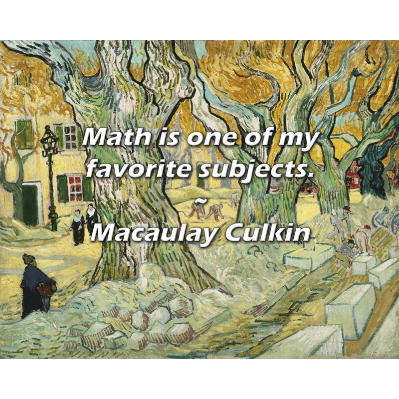 Macaulay Culkin Quote: Math is one of my favourite subjects.