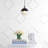 Luminaire sphère suspendu 1 lumières simple Kasey