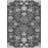 Machine Washable Indoor/Outdoor Cicel ACN1156 Charcoal Rug-100247662