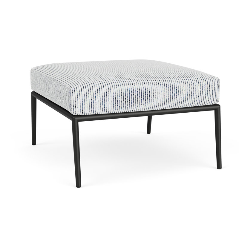 Escape Outdoor Ottoman, Burson Indigo