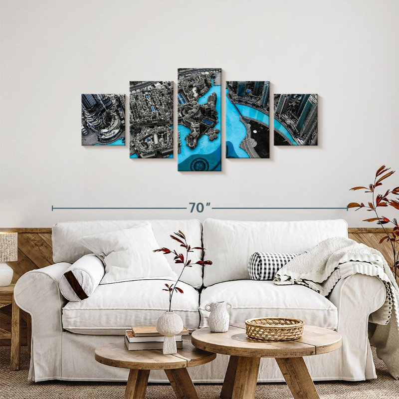 Pop urbain lagon artificiel, H 24 po x l 55 po