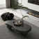 Cloud Shaped Coffee Table With 3 Ball Legs