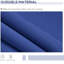 Dark Blue Retractable Yard Awning 13' X 8'. & Water-. Aluminum Frame With Easy Manual Crank Function. Heat Reducing. Fits Various Surfaces. Deck, Patio, Balcony 8' Deck Awning. Protected, Water-