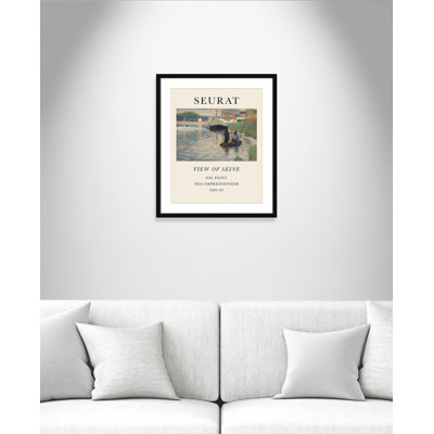 Old Masters Collection "View of Seine" Print