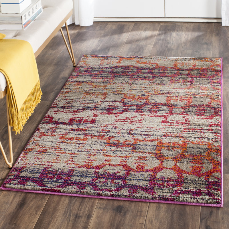 Monaco Performance Oriental Rug, Rectangle 4' x 5'7"