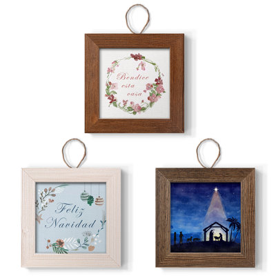 5.25'' Wood Photo Ornament