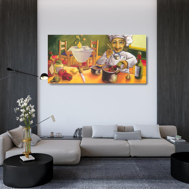Jean Pierre, 24'' H x 48'' W