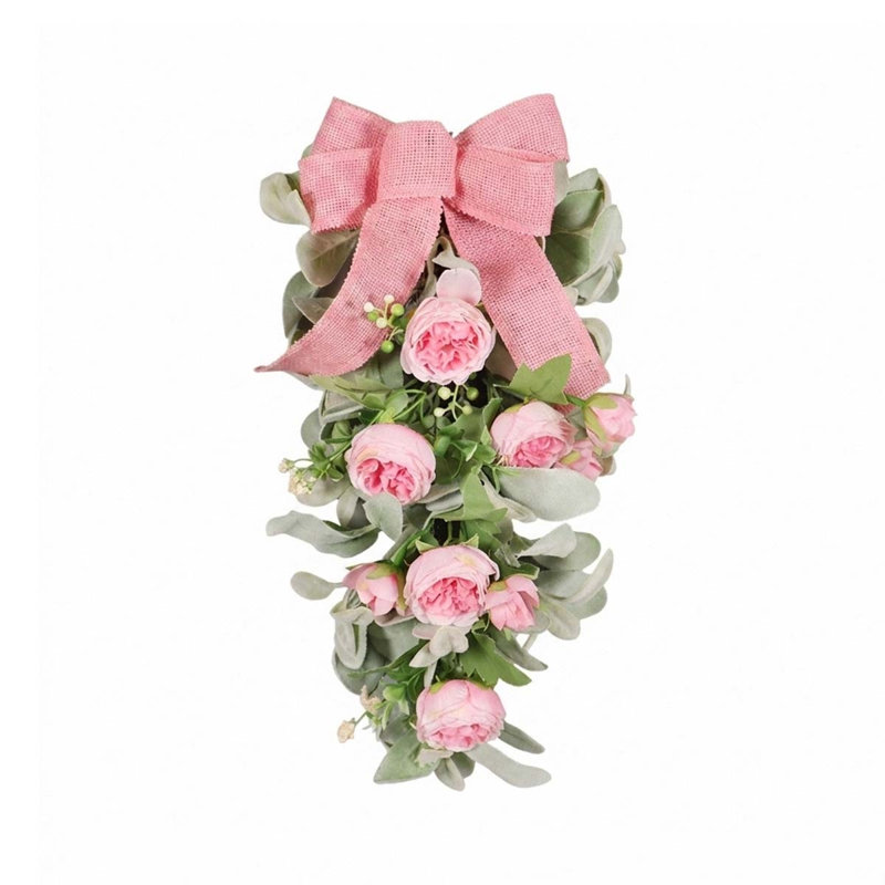 Couronne de rose artificielle