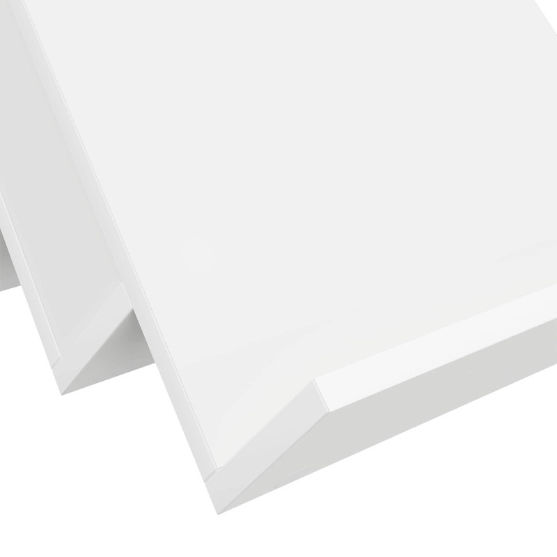 Wood Free Standing Magazine Rack, White
