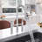 Sleek 2-Handle Bridge Kitchen Faucet with Three Function Pull-Down Sprayhead 1.8 GPM-90614347