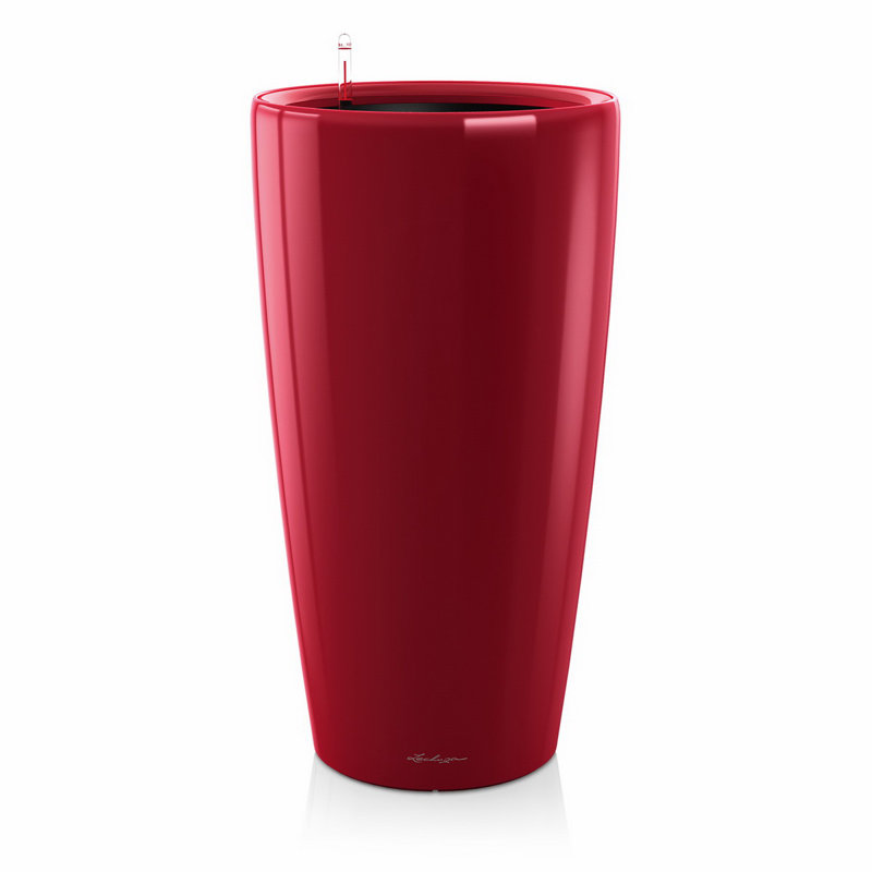 Rondo Pot Planter, 75 cm H x 40 cm W x 40 cm D, Scarlet Red