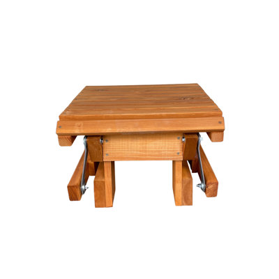 Cedar Gliding Ottoman, Amish-made