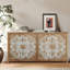 Armoire d'appoint 60 "en bois avec 4 portes 60"