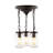 Dunnum Glass Flush Mount