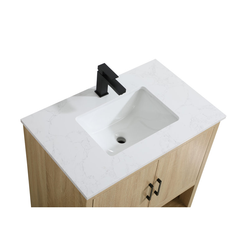 Kirkbride 30 inch Single Bathroom Vanity, Mango Wood