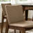 Set of 2 Fully Assembled Modern Fabric Upholstered Dining Side Chairs with Solid Wood Frame