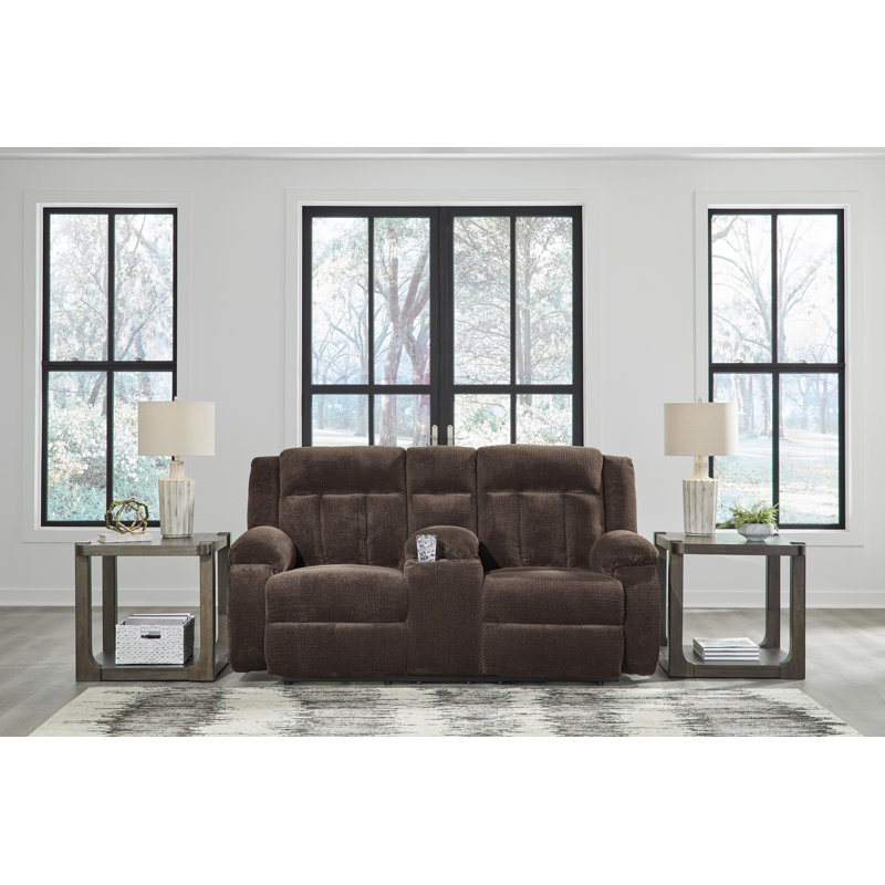 Valente Power Reclining Loveseat With Console