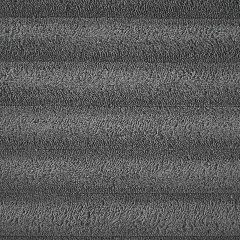 Canapé-lit modulaire double, Velours côtelé gris
