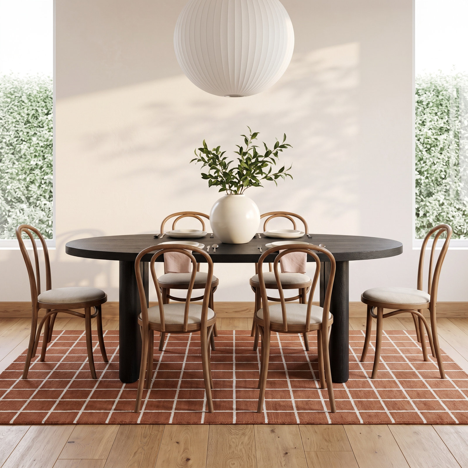 Aris 86" Oak Dining Table