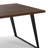Lowry Square Dining Table, Modern Industrial Style with Metal Legs, Seats 8-100083378-100083377
