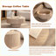 Table basse 27,56 po Travertine Beige