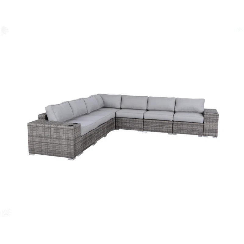 Ensemble de canapé modulaire 9 pièces avec coussins Minnesota