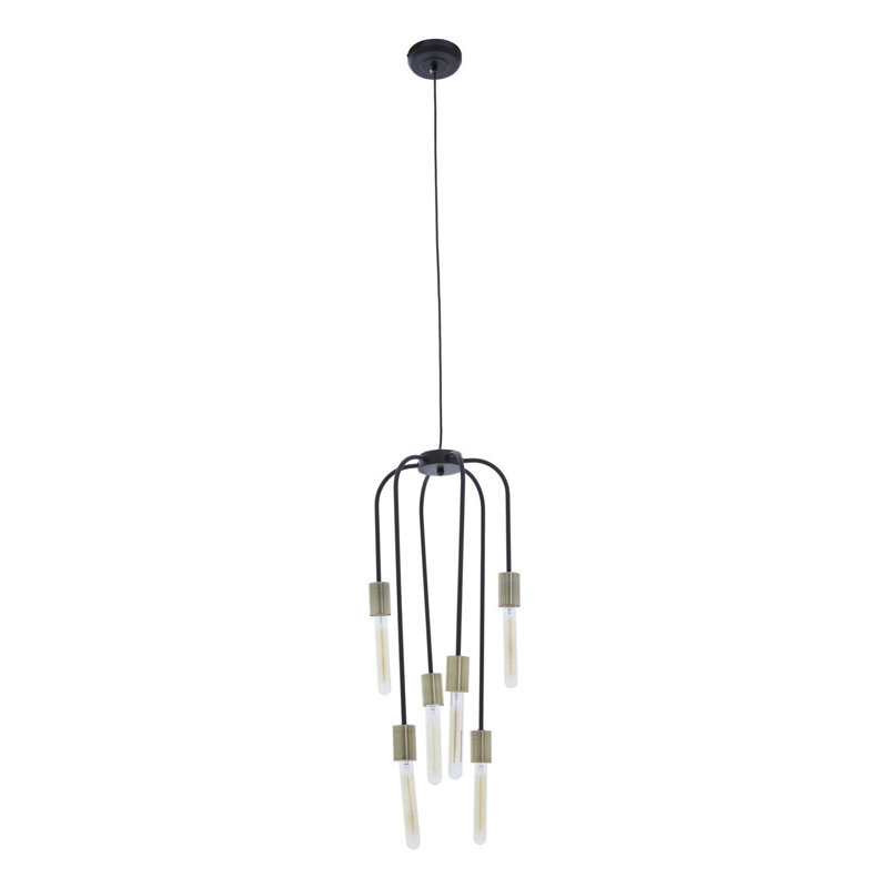 Brannan 6 - Light Bulb Pendant, Black