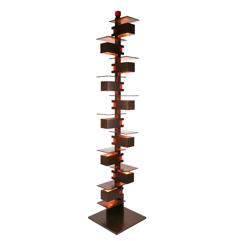 Taliesin Floor Lamp, Walnut