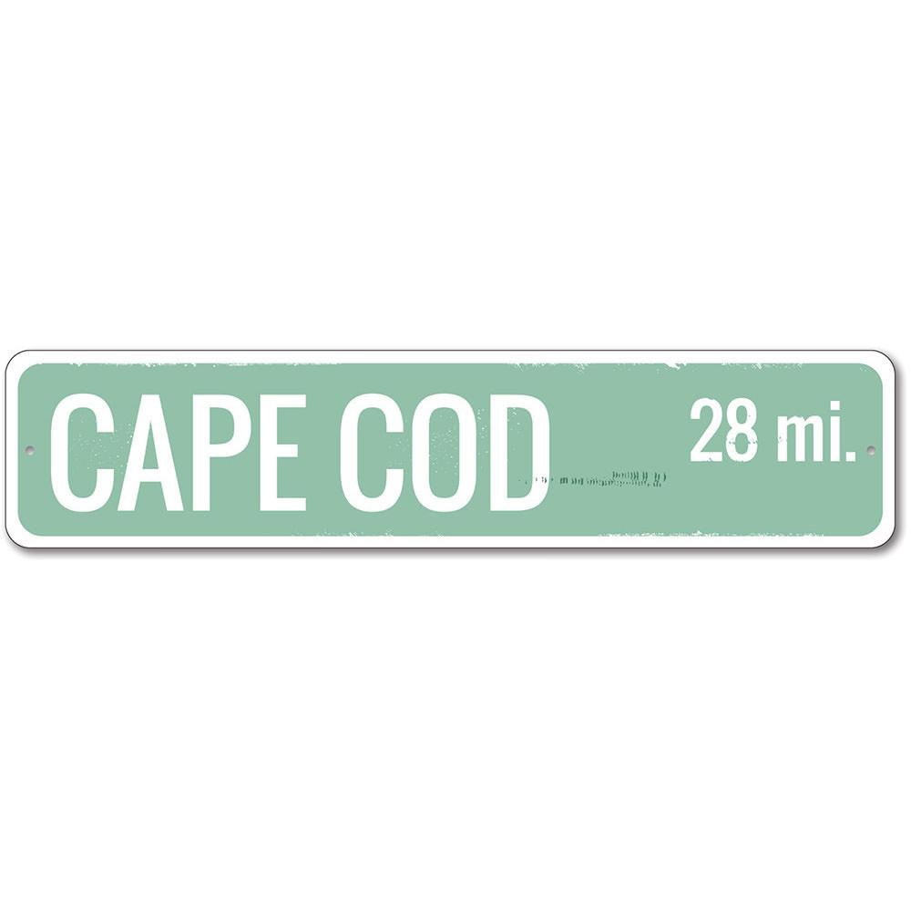 Beach Location Mileage Aluminum Sign Lizton Sign Shop, Inc 